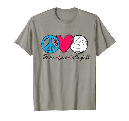 Peace Love Volleyball Tie Dye Game Day Vibes Sport Players T-Shirt