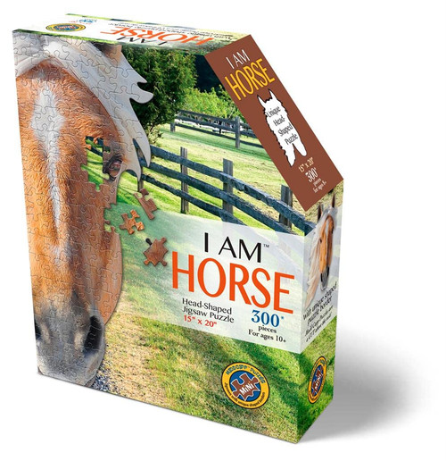Madd Capp Puzzles - I AM Horse - 300 Pieces - Animal Shaped Jigsaw Puzzle