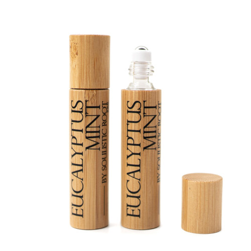 Eucalyptus Mint Essential Oil, Breathe Essential Oil Blend, Eucalyptus Essential Oil Roll on, Peppermint Essential Oil Roller, Aromatherapy Self Care Products for Women by Soulistic Root