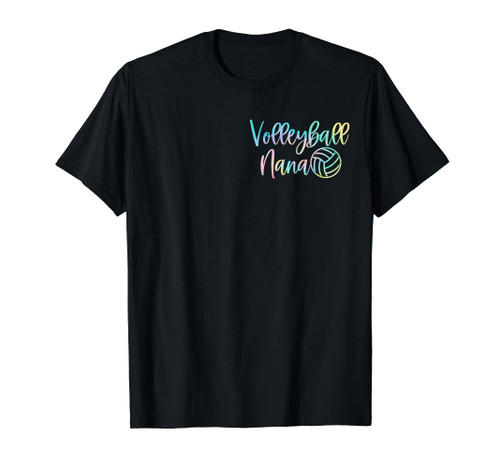 Tie Dye Volleyball Nana Pocket Volleyball Nana Game Day T-Shirt Tie Dye Volleyball Nana Pocket Volleyball Nana Game Day T-Shirt