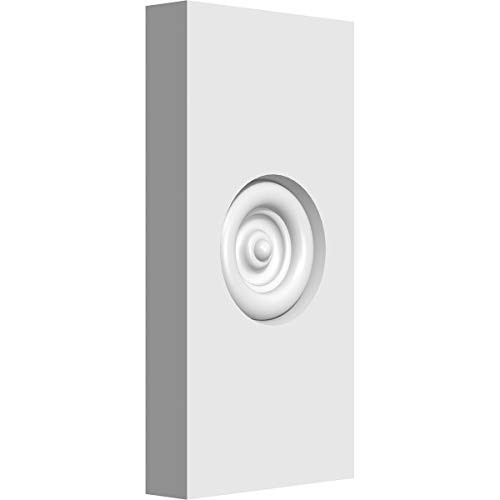 Ekena Millwork PBP030X060X075FOS02-CASE-2 Plinth Block, 3"W x 6"H x 3/4"P, White