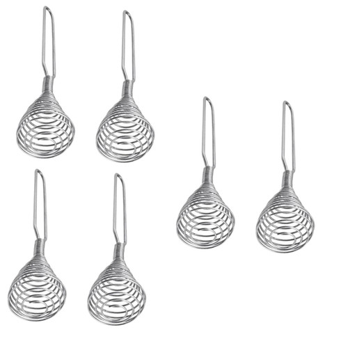 Ciieeo 6 Pcs Dough Scraper Whisk Hand Blenders Whisk Dough Mixer Hand Mixer Manual Whisk Egg Beater for Whisking Pastry Whisk Manual Blender Egg Beater for Cooking Pizza Dough Cream Tool