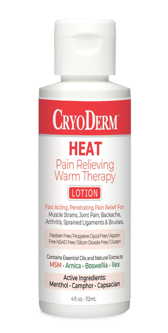 CryoDerm Heat Lotion 4 oz (1 Pack)