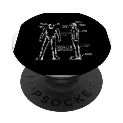 Klaatu Barada Nikto Robot SiFi Gort PopSockets Swappable PopGrip Klaatu Barada Nikto Robot SiFi Gort PopSockets Swappable PopGrip