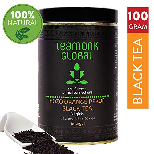 Nilgiri Orange Black Tea, 3.5oz (50 Cups) | Supports Energy Boost | 100% Natural Orange with Whole Loose Leaf Black Fruit Tea | No Additives Nilgiri Orange Black Tea, 3.5oz (50 Cups) | Supports Energy Boost | 100% Natural Orange with Whole Loose Leaf Black Fruit Tea | No Additives