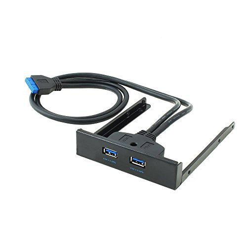 SEDNA - 2 Port USB 3.0 Floppy Bay Front Panel with 20 Pin Connector
