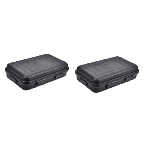 HOMSFOU 2pcs Small Lawn Rake Edger Clothing Labels for Kids Boxes Electric Fence Connector Shockproof Toolbox Edc Toolbox Concrete Molds Emergency Tool Tools Tool Chest Outdoor Storage Box