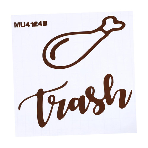 Cabilock Trash can Stickers Trash can Recycle Sticker Waste Sticker Trash Recycle Decal Recycle Compost Stickers Trash bin Decal Outdoor Sign Classification Decal PVC Container