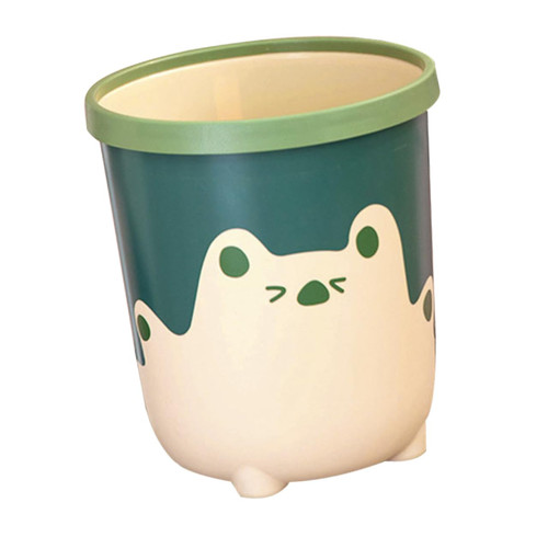 GLEAVI Creative Trash Can Small Trash Can for Bedroom Trashcans for Bedroom Bathroom Waste Basket Trash Can Bedroom Bathroom Trashcan Bathroom Trash Can Household Paper Basket Plastic Pp