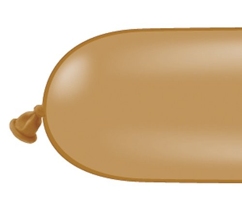 Qualatex 646Q Large Twisting Balloons, Mocha Brown - Pack of 5