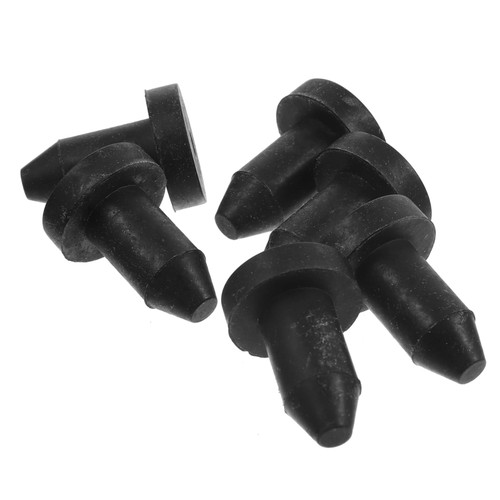 BESPORTBLE 6pcs Kayak Drain Plug Boat Accessory Canoe Drain Hole Plug Canoe Scupper Stopper Anti-Leak Drain Plug Kayak Accessory Boat Drain Stopper Scupper Plug Boat Plug Handle Marine Rubber