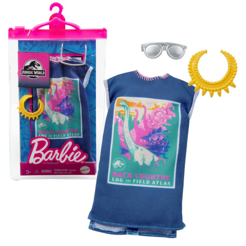 Barbie Fashions Complete Looks 3 of Doll Clothes Inspired by Popular Brand Roxy, Complete Look with Outfit & Accessories Dolls, Gift for Kids 3 to 8 Years Old Barbie Fashions Complete Looks 3 of Doll Clothes Inspired by Popular Brand Roxy, Complete Look with Outfit & Accessories Dolls, Gift for Kids 3 to 8 Years Old