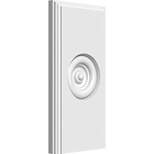 Ekena Millwork PBP030X060X050FOS03-CASE-2 Plinth Block, 3"W x 6"H x 1/2"P, White