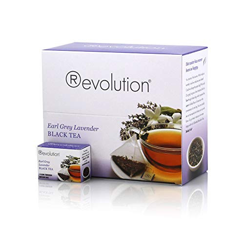 Revolution - Pyramid Infuser Tea Bags, 30 Count (Earl Grey Lavender - Black Tea)