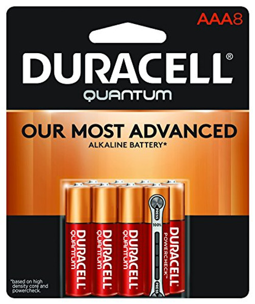 Duracell - Quantum AAA Alkaline Batteries - long lasting, all-purpose Triple A battery for household and business - 8 count
