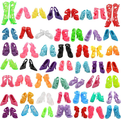 Fashion Doll Shoes Dolls Accessories Toddler Toys - 50 Pairs 11.5 inch Doll Shoes Assorted Colors High Heel Shoes Doll Boots Flat Shoes Crystal Shoes, for Ever After High Dolls, Girls Gift Fashion Doll Shoes Dolls Accessories Toddler Toys - 50 Pairs 11.5 inch Doll Shoes Assorted Colors High Heel Shoes Doll Boots Flat Shoes Crystal Shoes, for Ever After High Dolls, Girls Gift