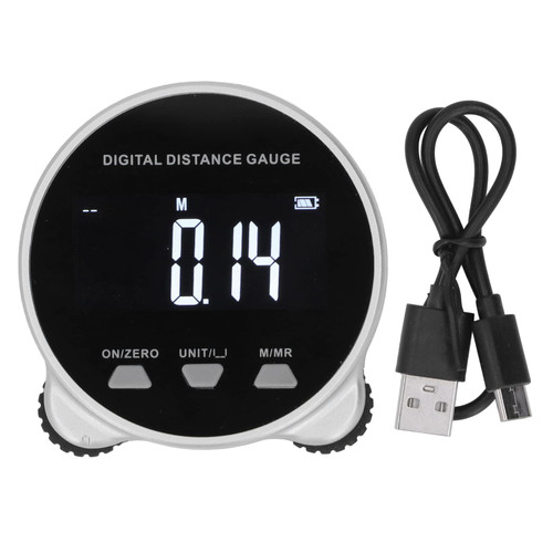 Digital Display Roller Ruler,199.999m Semiconductor Microprocessor Mini Tape Measure Electronic Rolling Ruler for Measurement