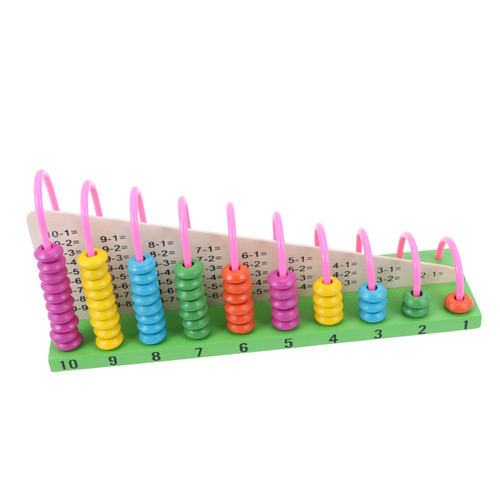 ifundom Toy Kids Playset Counting Beads Kids Abacus Tools Playful Learning Kidcraft Playset Computing Rack Puzzle Child Bamboo