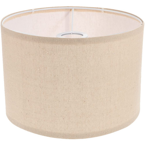 Beavorty 1Pcs Collapsible Lampshade Drum Lampshade Linen Light Cover Fabric Lampshades Desktop Lamp Shade Wall Lamp Shade for Table Lamps Floor Lamps