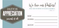 Offering Envelope-Pastor Appreciation - Pack of 100