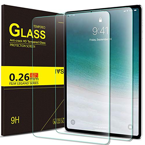 Luibor iPad Pro 11 Screen Protector HD Tempered Glass Screen Protector for Apple iPad Pro 11 2018 Tablet (2pcs)