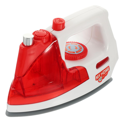 Play House Toy Mini Educational Kids Pretend Role Play Toy Dollhouse Appliance Toy Ironing Machine Model Toy Imitation Electric Iron Clothing Steamer Abs Coffee Child Electronic
