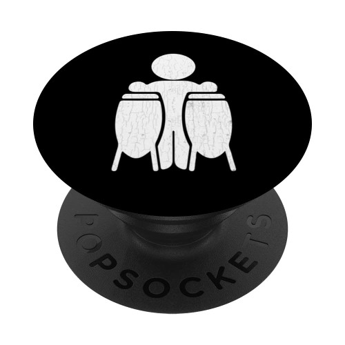 Conga Drum Player Funny Drummers Drumming Lover Graphic PopSockets Swappable PopGrip
