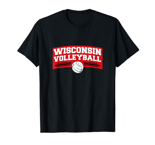 Wisconsin Volleyball Graphic T-Shirt