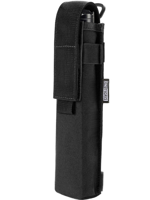 OneTigris Flashlight Holster Flashlight Holder Molle Flashlight Holster for Belt X-Sheath Multiuse Tool Pouch Holster with Adjustable Capacity for Holding Flashlight, Hammer (Black) OneTigris Flashlight Holster Flashlight Holder Molle Flashlight Holster for Belt X-Sheath Multiuse Tool Pouch Holster with Adjustable Capacity for Holding Flashlight, Hammer (Black)