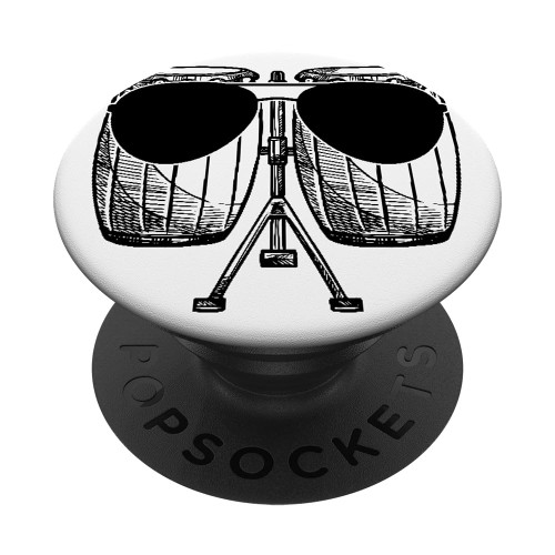 Conga With Sunglasses Conga Drum Instrument Cool Conga Drums PopSockets Standard PopGrip