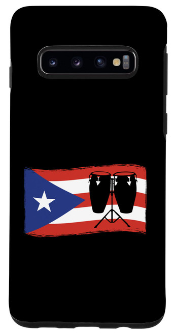 Galaxy S10 Conga Puerto Rican Flag For Conga Player Case