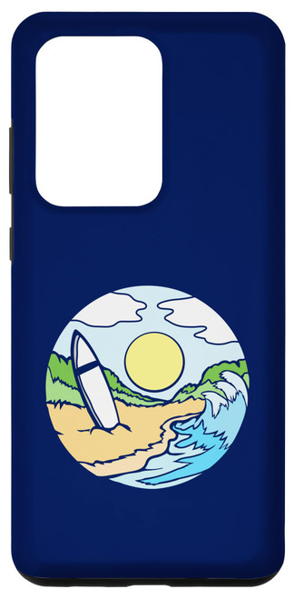 Galaxy S20 Ultra Surf Beach Surfboard Sea Surfer Wave Sun Surfing Vacation Case