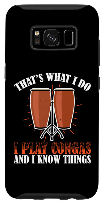 Galaxy S8 Conga Drummer Conga Love Congas Player Tumbadora Teacher Case