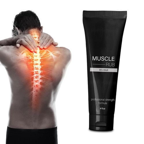 BE+WELL - 4oz Muscle Pain Relief Cream, Joint Pain Relief Cream, Lower & Back Pain Relief Cream, Arthritis Pain Cream, Muscle Cream for Pain Relief, Muscle Rub Pain Relieving Cream Extra Strength BE+WELL - 4oz Muscle Pain Relief Cream, Joint Pain Relief Cream, Lower & Back Pain Relief Cream, Arthritis Pain Cream, Muscle Cream for Pain Relief, Muscle Rub Pain Relieving Cream Extra Strength