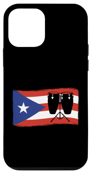 iPhone 12 mini Conga Puerto Rican Flag For Conga Player Case
