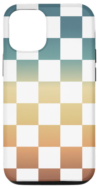 iPhone 13 Pro Retro Vintage Classic Checkered Checkerboard Pattern Checker Case