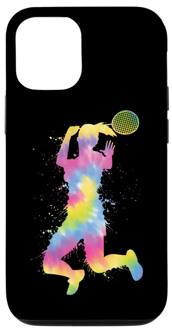 iPhone 13 Pro Splash Badminton Player Shuttlecock Team Girls Women Case