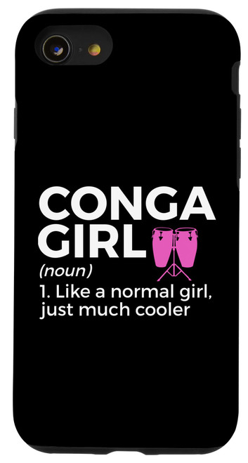 iPhone SE (2020) / 7 / 8 Conga Girl Definition Conga Player Case