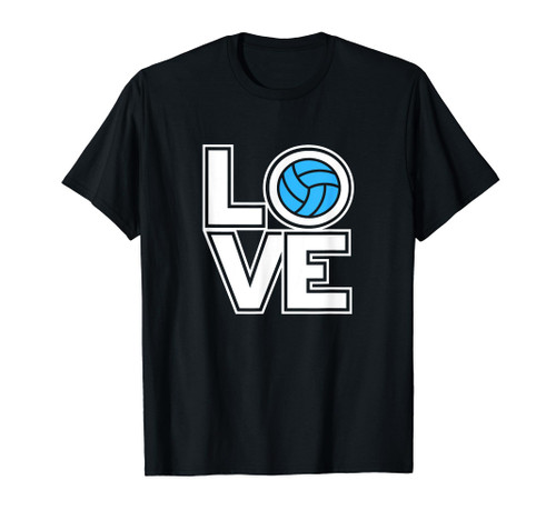 Love Volleyball Player Girls Team Graphic T-Shirt