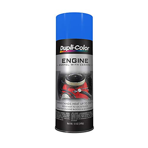 Dupli-Color DE1601 Ceramic Ford Blue Engine Paint - 12 oz.