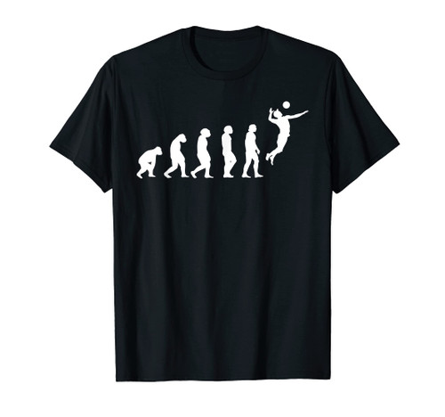 Volleyball Evolution Funny Volleyball Player Volleyballer T-Shirt