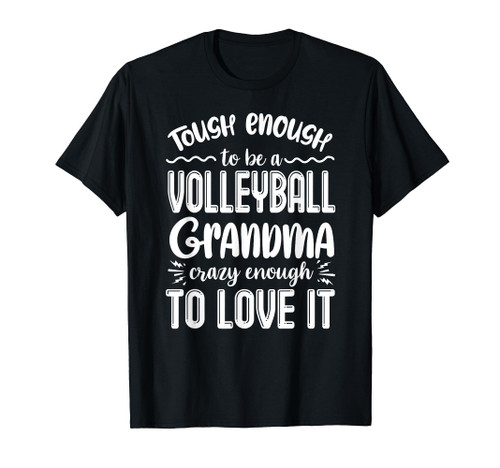 Volleyball Grandma of a Volleyball Player Volleyball Fan T-Shirt
