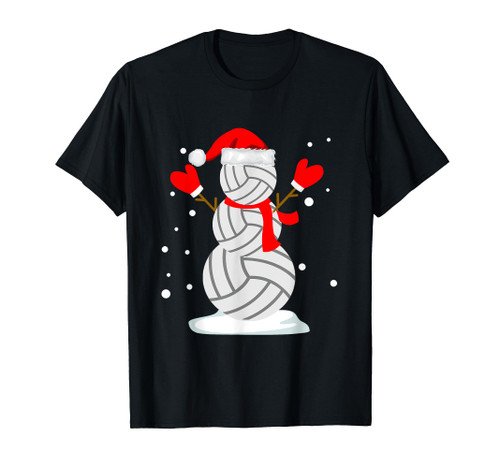 Volleyball Snowman T-Shirt Funny Christmas Shirts Volleyball Snowman T-Shirt Funny Christmas Shirts