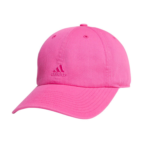 adidas Women's Saturday Relaxed Fit Adjustable Hat, Pulse Magenta Pink, One Size