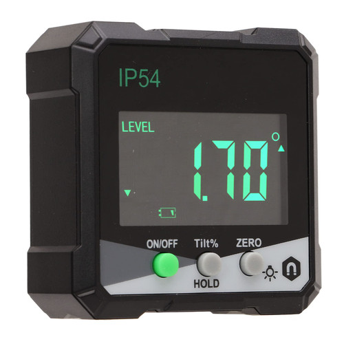 Magnetic Digital Inclinometer, Digital Inclinometer Protractor Magnetic Angle Finder Measuring Tool for Woodworking Building, Protractors