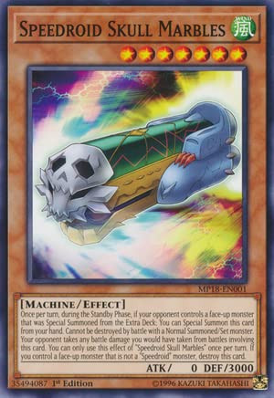 Yu-Gi-Oh! Speedroid Skull Marbles - MP18-EN001 - Common - 1st Edition