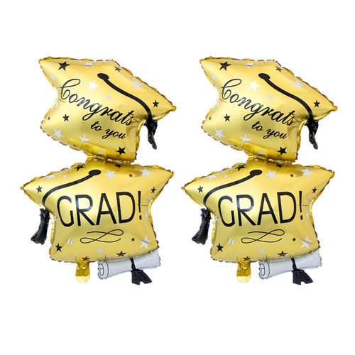AVMBC Graduation Mylar Foil Balloons Graduation Balloons Large Graduation Cap Balloons, Congrats Grad Cap Balloons, Graduation Party Decorations Supplies (2Pcs) AVMBC Graduation Mylar Foil Balloons Graduation Balloons Large Graduation Cap Balloons, Congrats Grad Cap Balloons, Graduation Party Decorations Supplies (2Pcs)