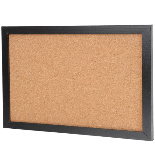 Operitacx Cork Board Corkboard Bulletin Board Vision Board Corkboards for Walls Pin Notice Board Memo Board Cork Pin Board Square Wall Tiles Notice Pin Board Office Wall-Mounted Frame Wood