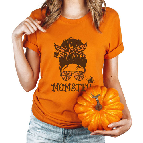 Momster Shirt, Halloween shirt, Halloween tshirt, Mom shirt, Spooky Season T-Shirts, Halloween Party, Spooky Vibes shirts, Halloween Gifts, Cool Mom Halloween shirt