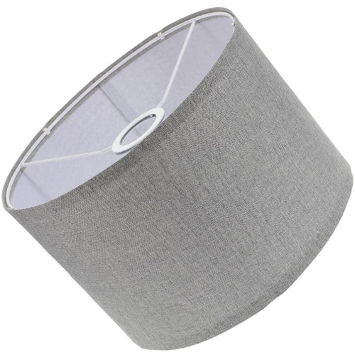 Angoily Lamp Shades Detachable Fabric Light Shade Cover Drum Lamp Shade Flax Lampshade Cylinder Lampshade Fabric Lampshade for Table Lamps,Floor Lamps,Lamp Shade Harp Holder NOT Included
